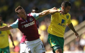 norwich city vs west ham united 2012