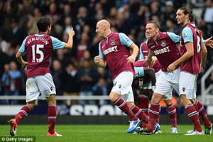west ham vs southampton 2012