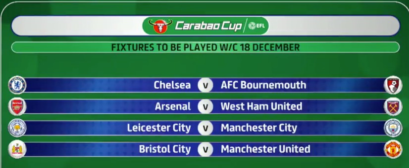 Arsenal v West Ham in Carabao Cup