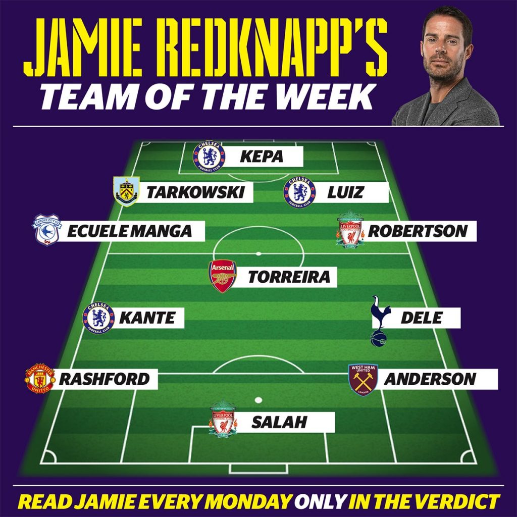 Redknapp Team of the Week Round 16 Anderson